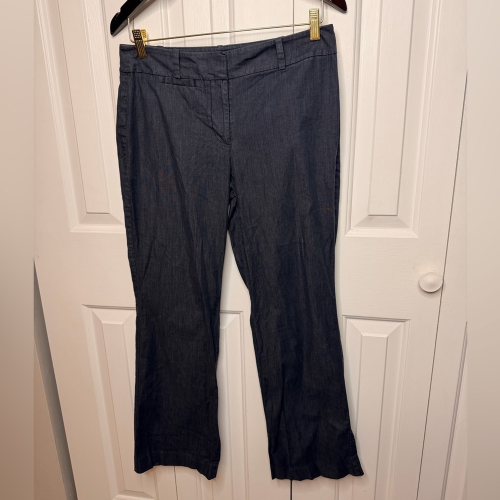 Ann Taylor Petites - Navy Linen Trousers